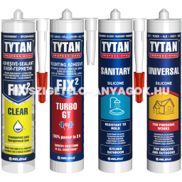 Szilikonok, akril tömítők és szerelési ragasztók