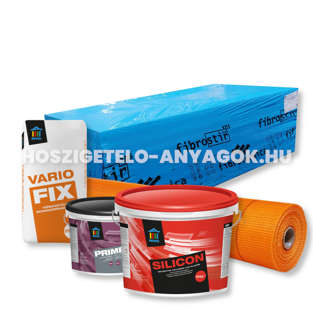 Fibrostir XPS + Revco Szilikon Komplett Hőszigetelő rendszer