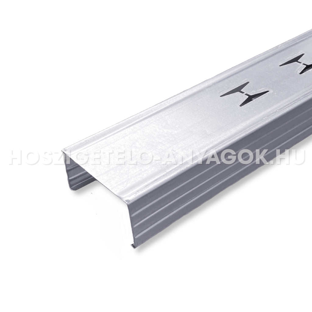 Gipszkarton profil /0,5 mm/ CW 50-es /