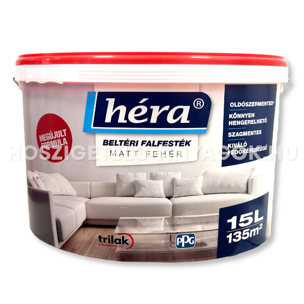 Héra Diszperziós Falfesték /Piros Tető/ 15l