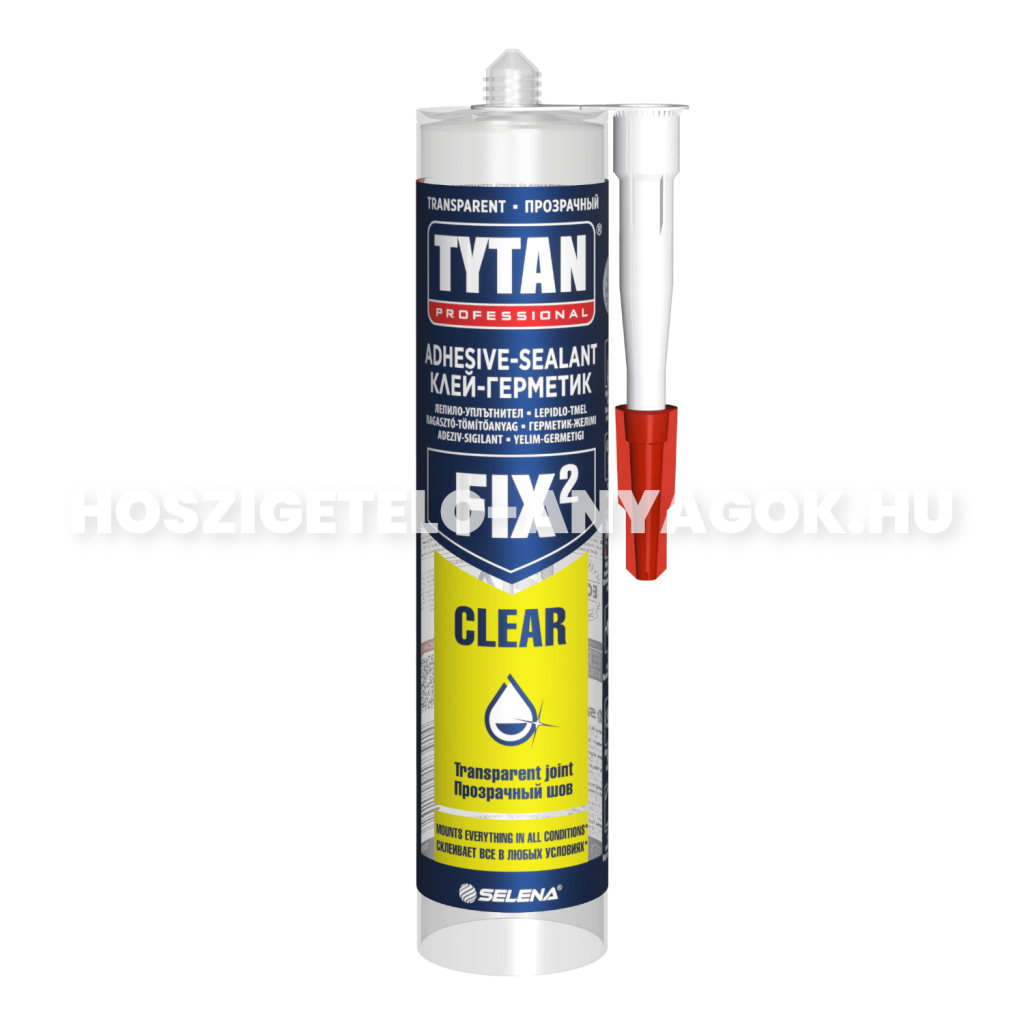Szerelési Ragasztó FIX2 Clear - 290 ml /TYTAN/